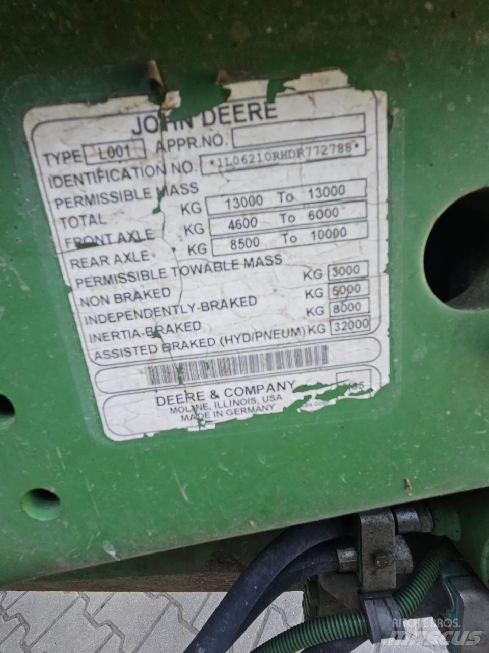 John Deere 6210R Traktörler