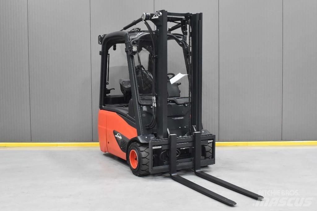 Linde E 18-02 Elektrikli forkliftler