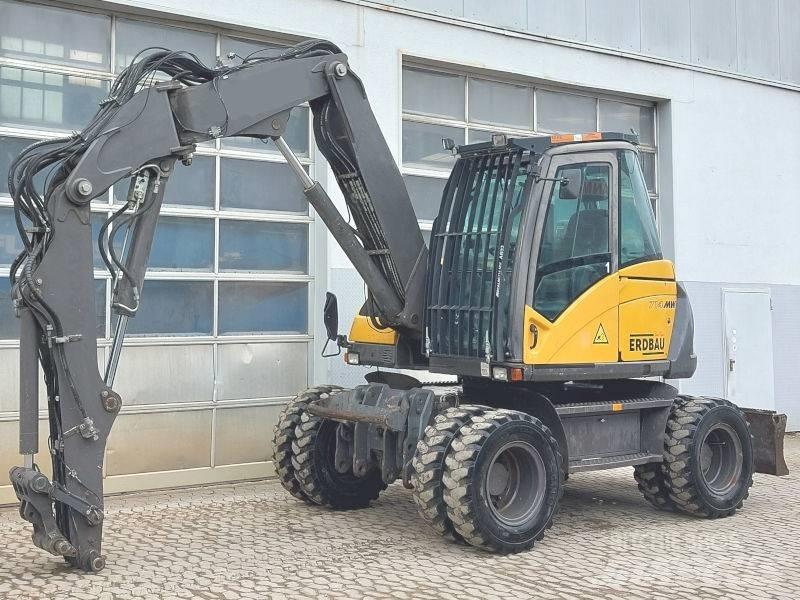 Mecalac 714 MW Lastik tekerli ekskavatörler