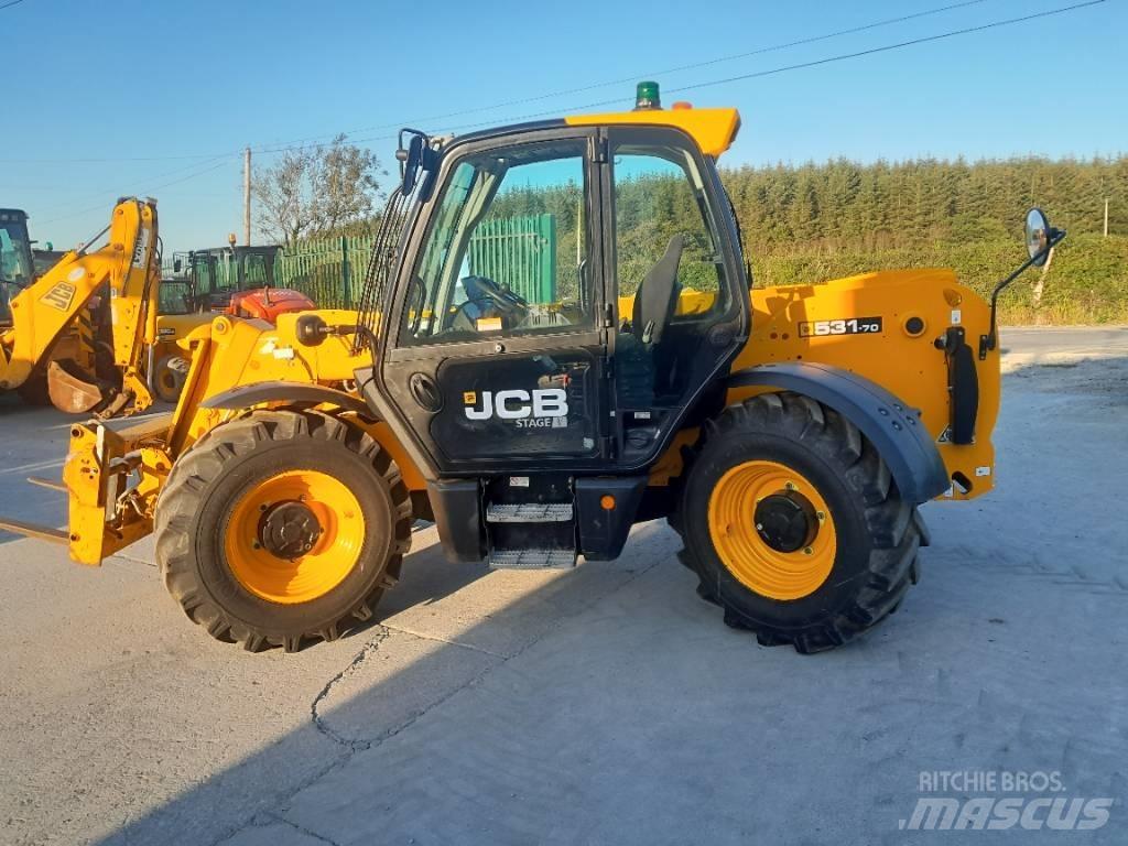 JCB 531-70 Tarimsal teleskopik yükleyiciler