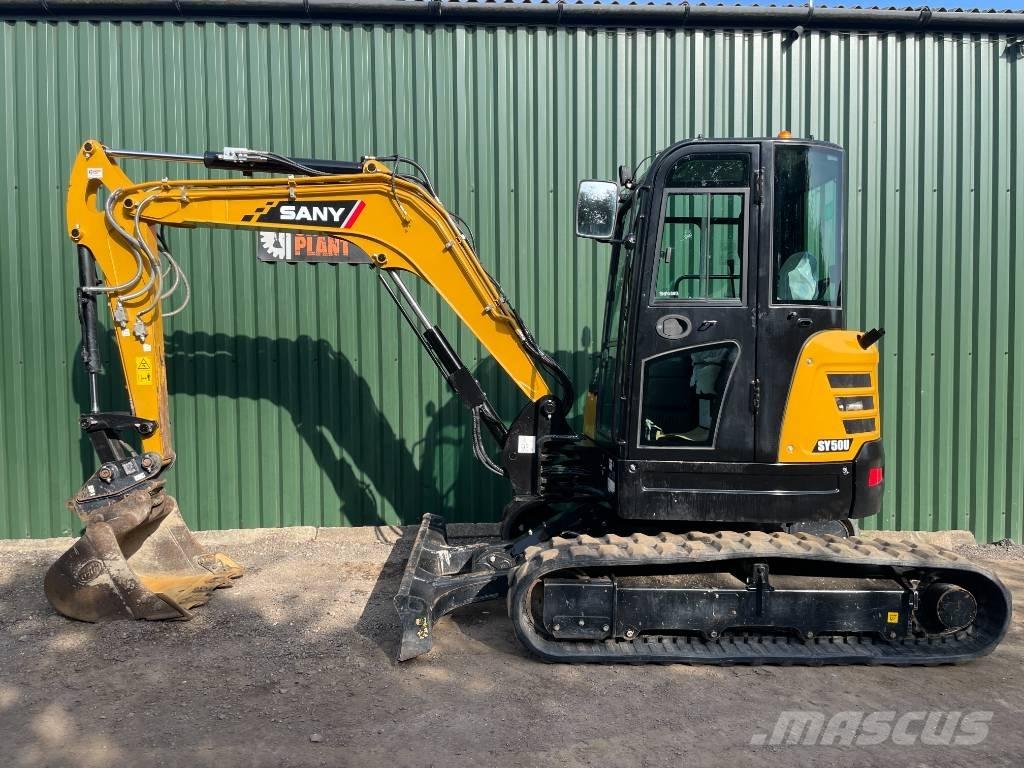 Sany SY 50 U Mini ekskavatörler, 7 tona dek