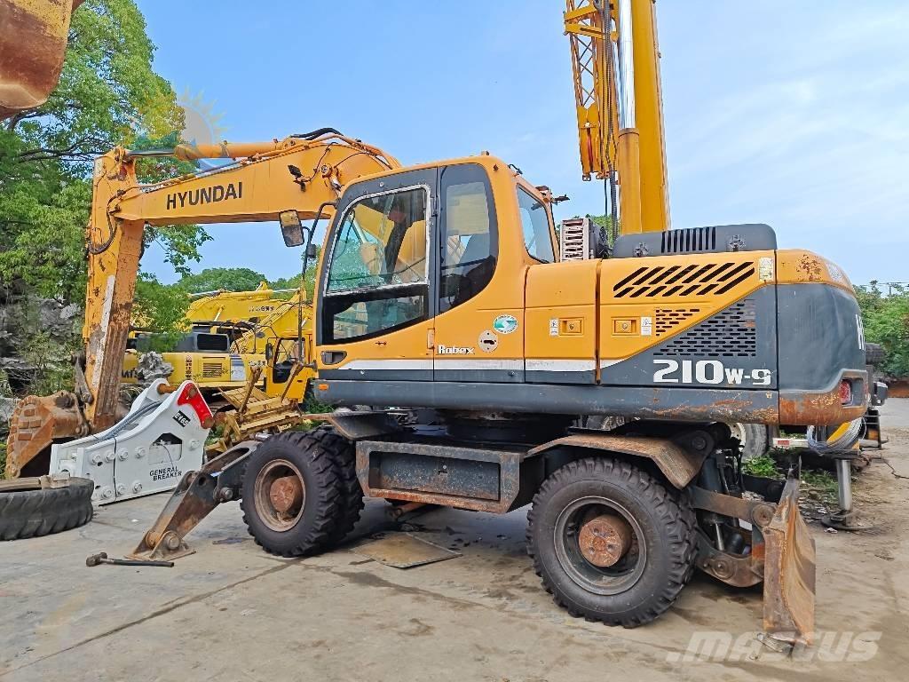 Hyundai Robex 210W-9 Lastik tekerli ekskavatörler
