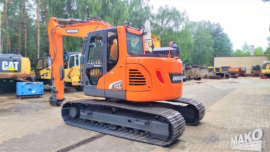 Doosan DX 140 LCR Paletli ekskavatörler
