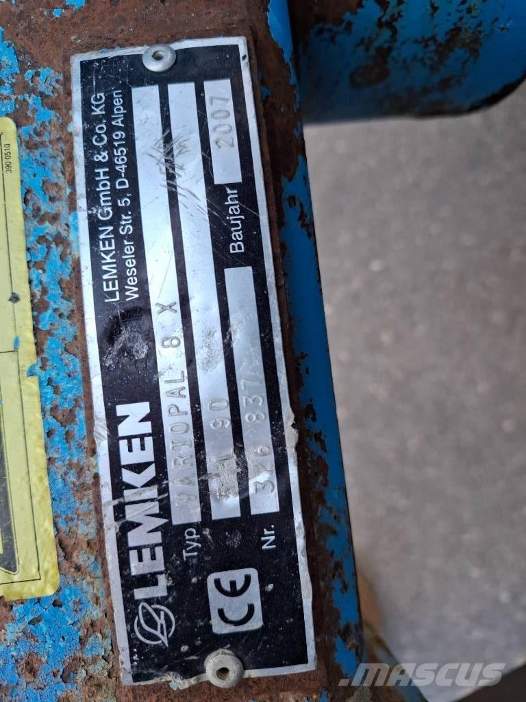 Lemken Vari-Opal 8 X Döner pulluklar