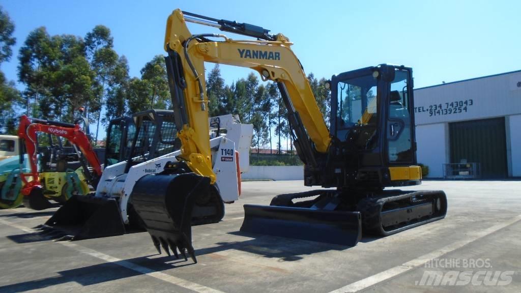 Yanmar Vio 50-6A Mini ekskavatörler, 7 tona dek