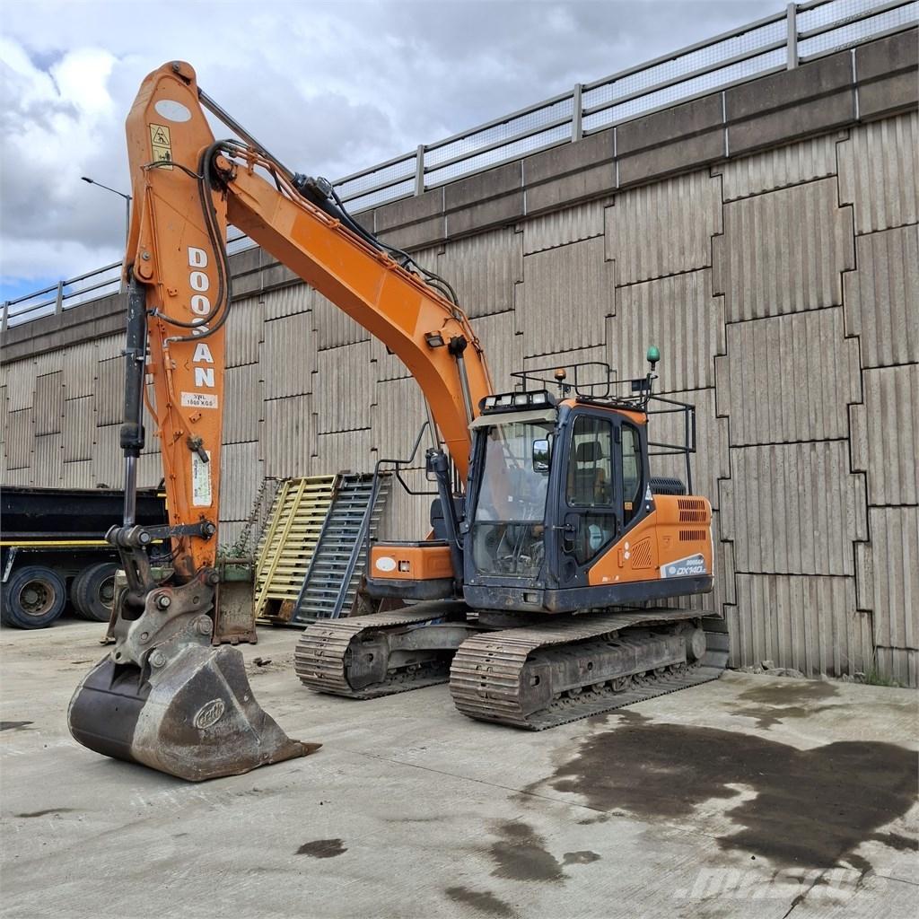 Doosan DX 140 LC Paletli ekskavatörler