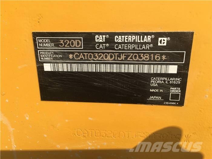 CAT 320 D Paletli ekskavatörler