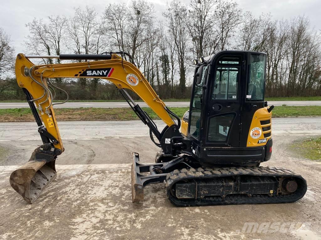 Sany SY 50 U Mini ekskavatörler, 7 tona dek