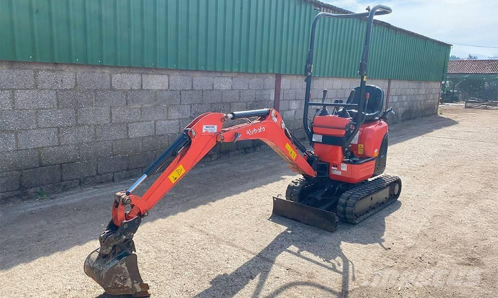 Kubota K 008-3 Mini ekskavatörler, 7 tona dek