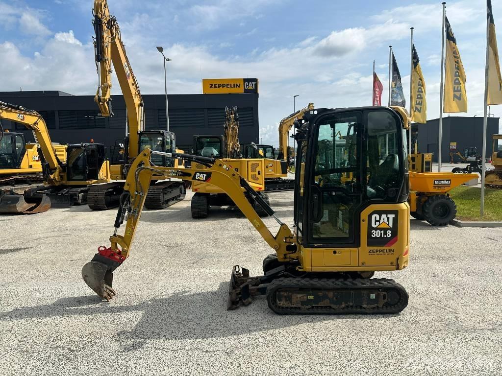 CAT 301.8 Mini ekskavatörler, 7 tona dek