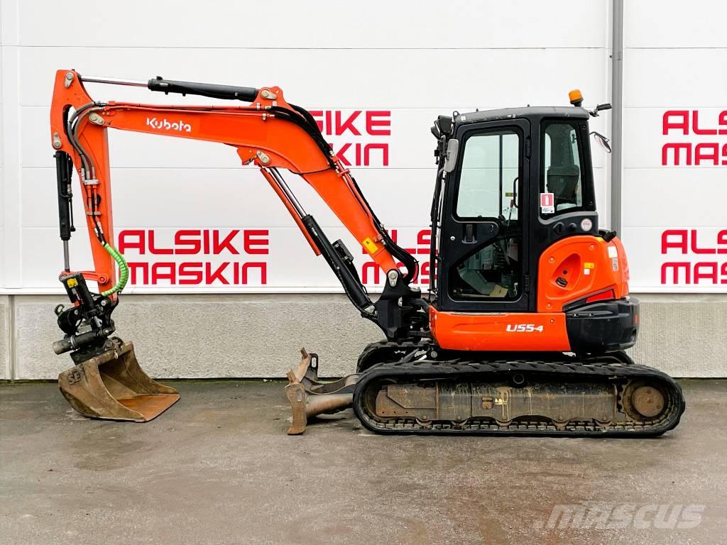 Kubota U 55-4 Mini ekskavatörler, 7 tona dek