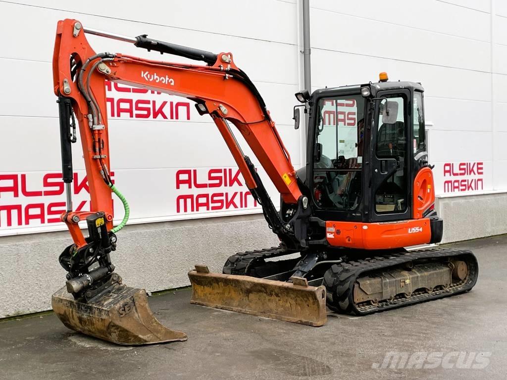 Kubota U 55-4 Mini ekskavatörler, 7 tona dek