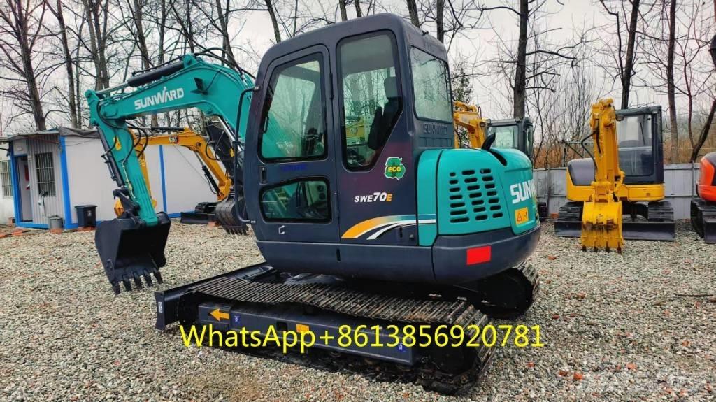 Sunward SWE 70 Mini ekskavatörler, 7 tona dek