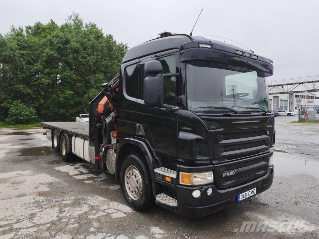 Scania P 420 Araç üzeri vinçler