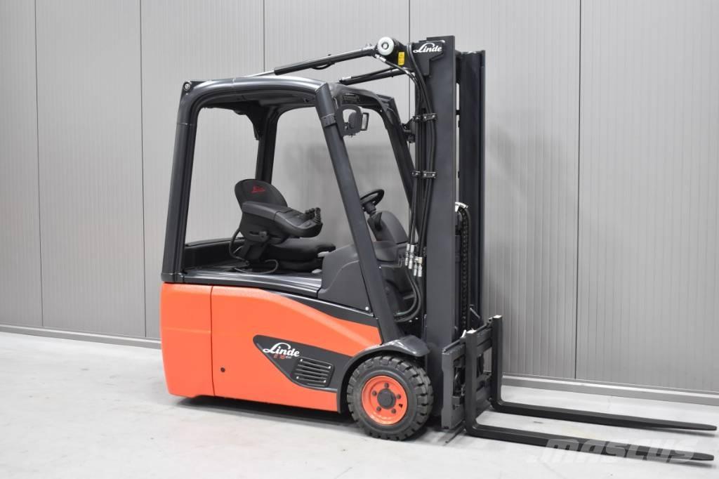Linde E 16 - 02 Elektrikli forkliftler