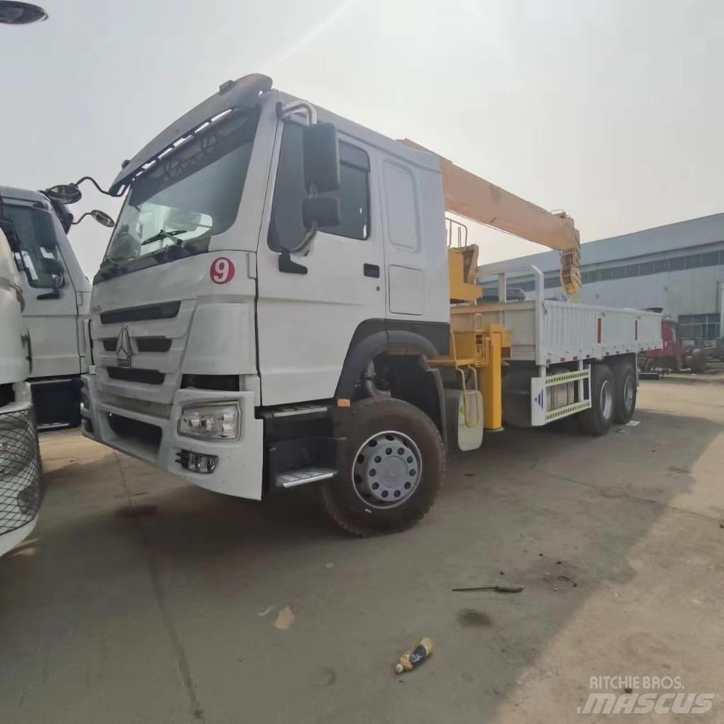 Howo 371 6x4 Araç üzeri vinçler