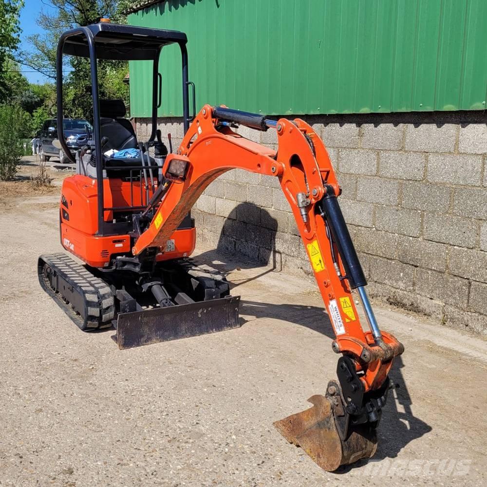 Kubota U17-3a Mini ekskavatörler, 7 tona dek
