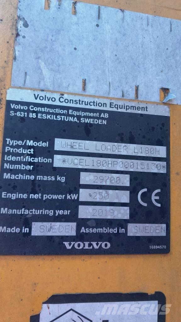 Volvo L 180 H Tekerlekli yükleyiciler