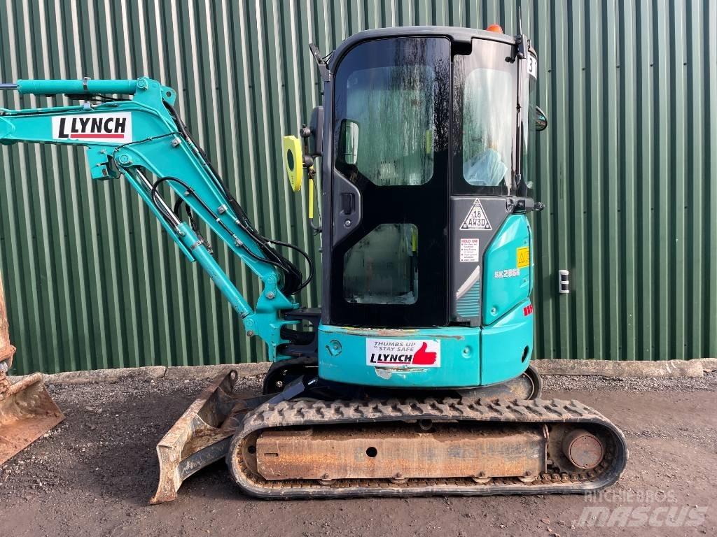 Kobelco SK 28 SR Mini ekskavatörler, 7 tona dek