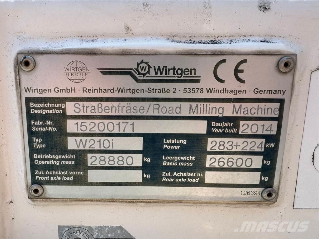 Wirtgen W210i Asfalt kaziyicilar