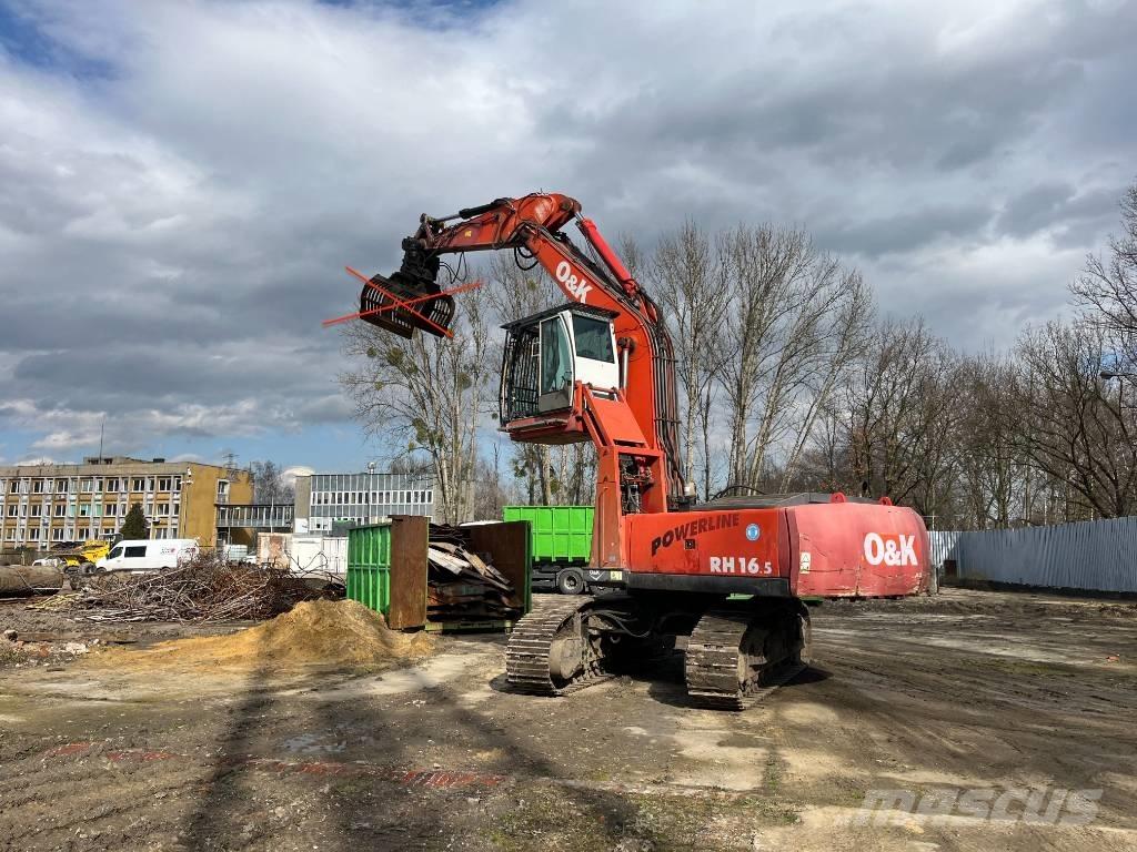 O&K RH 16.5 Paletli ekskavatörler