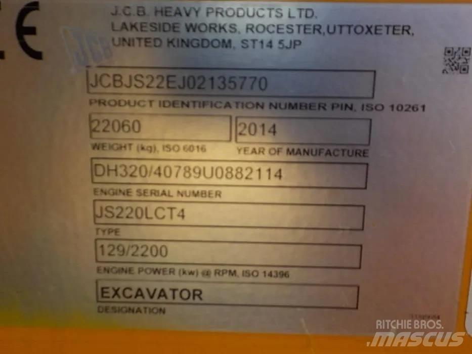 JCB JS220LC Paletli ekskavatörler
