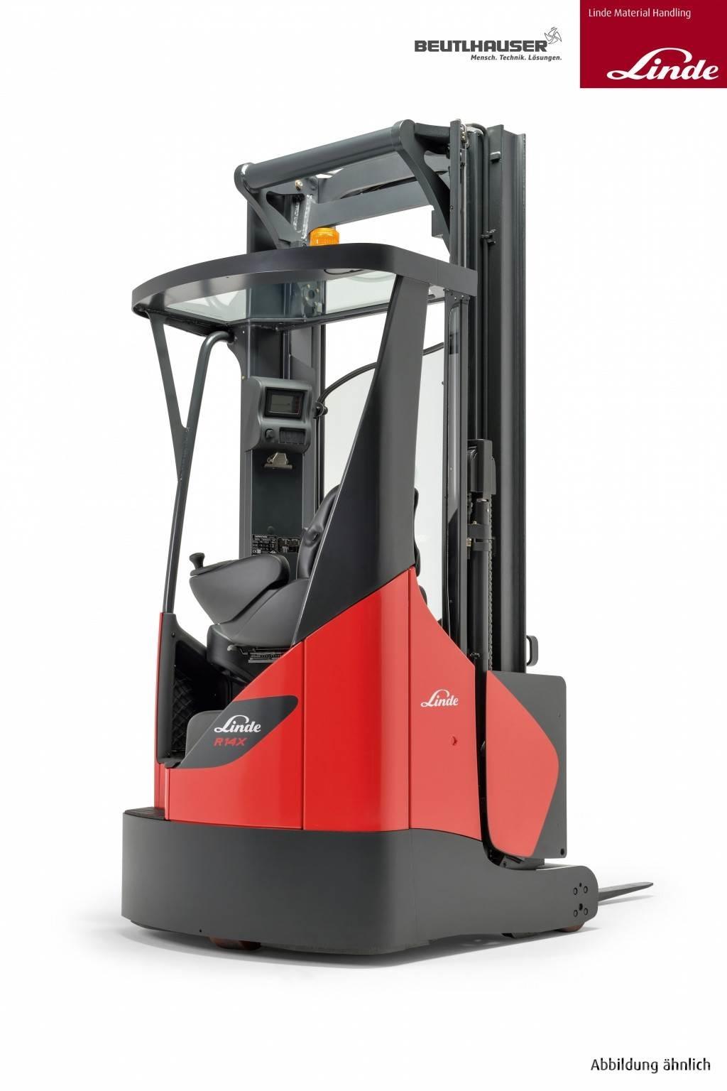 Linde R16HD Reach truck - depo içi istif araçları