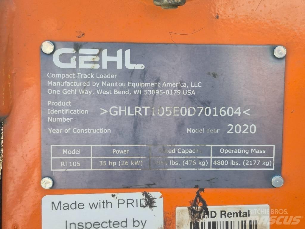 Gehl RT 105 Skid steer loderler