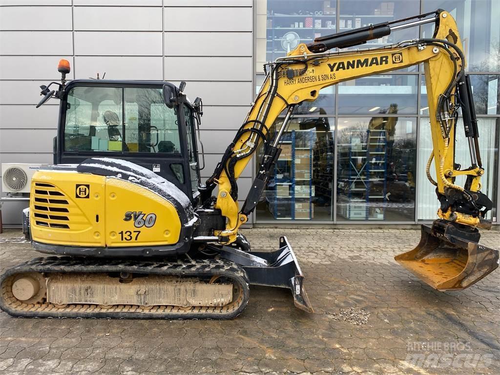 Yanmar SV60 Mini ekskavatörler, 7 tona dek