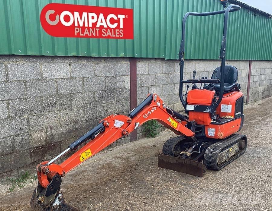 Kubota K008-5 Mini ekskavatörler, 7 tona dek