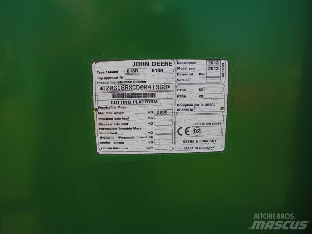 John Deere 618 R Biçerdöver kafaları