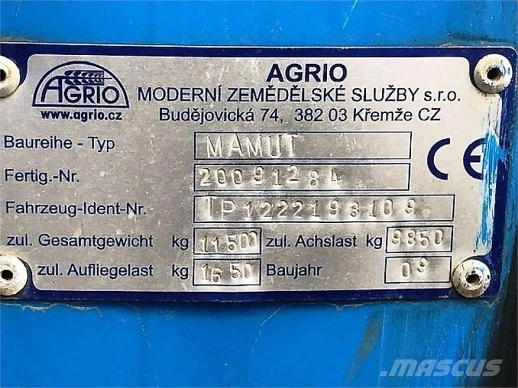 Agrio MAMUT 6036 Çekilir pülverizatörler