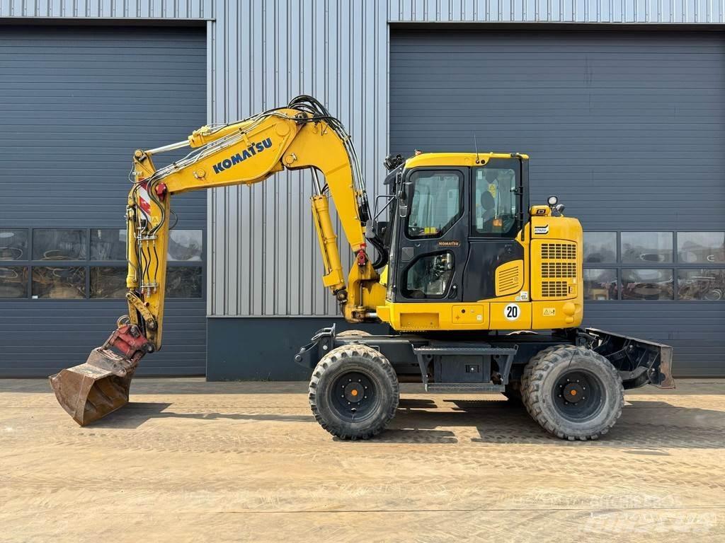 Komatsu PW118MR-11 Lastik tekerli ekskavatörler