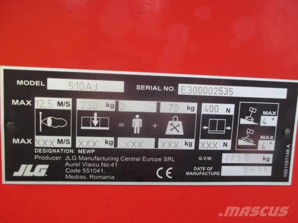 JLG 510 AJ Körüklü personel platformları