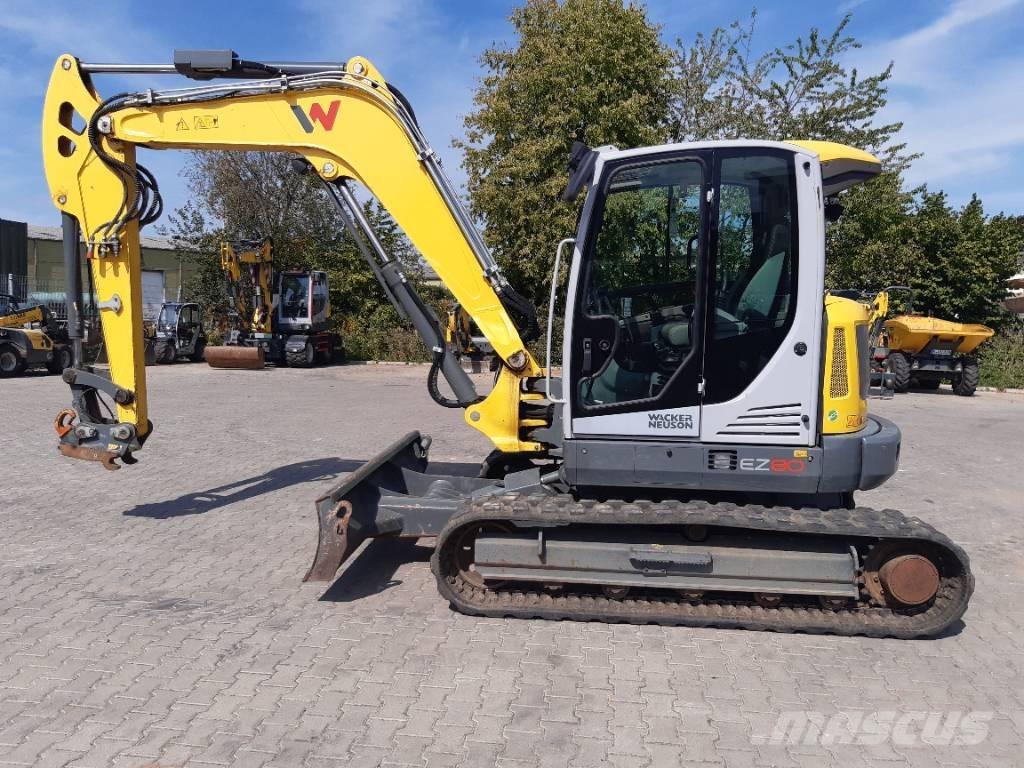 Wacker Neuson EZ80 Paletli ekskavatörler