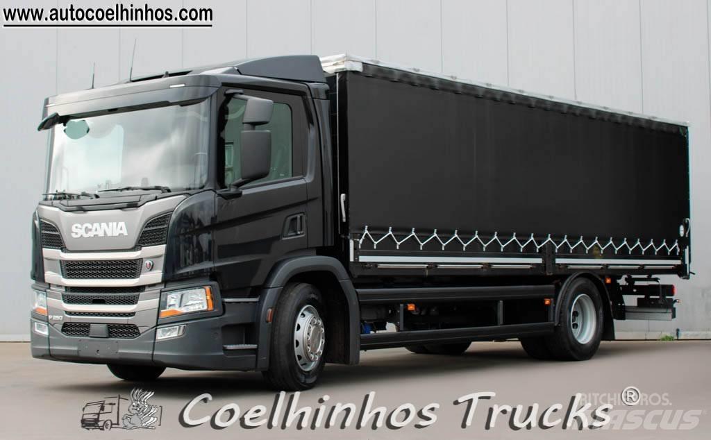 Scania P 250 Kayar tenteli kamyonlar