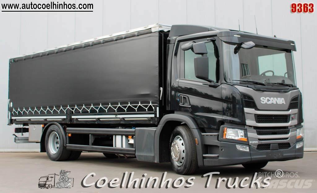 Scania P 250 Kayar tenteli kamyonlar