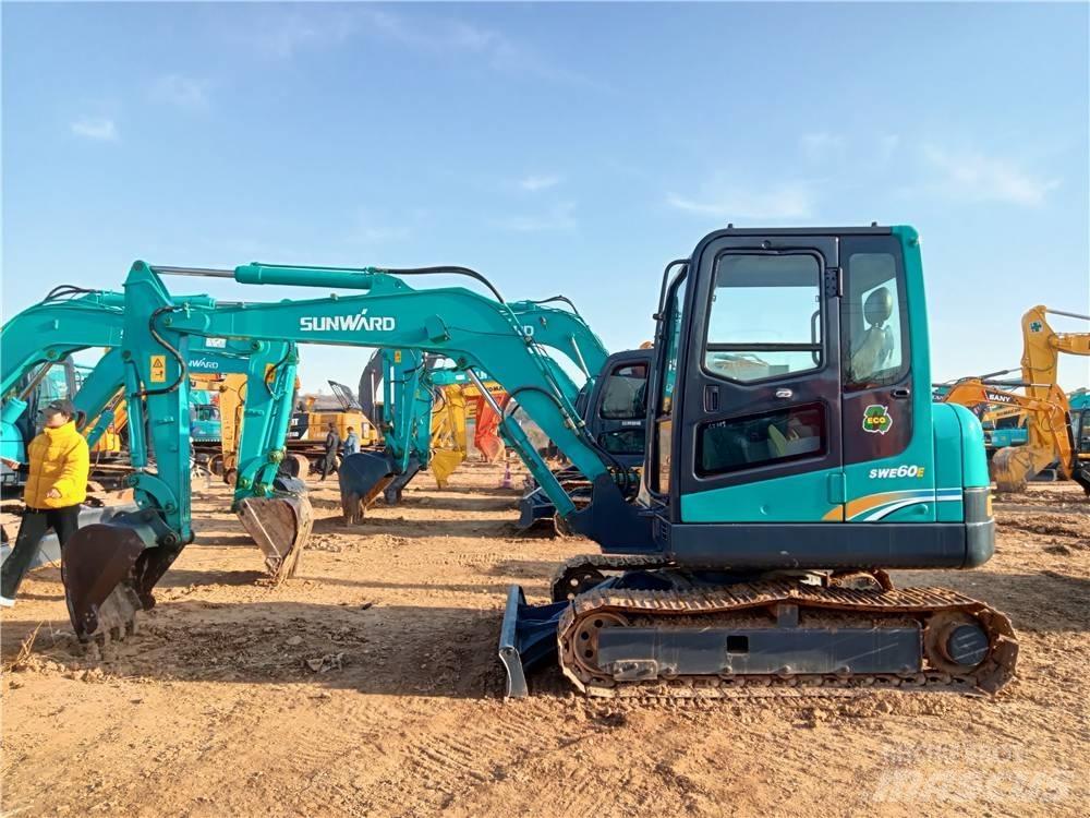 Sunward SWE60E Mini ekskavatörler, 7 tona dek