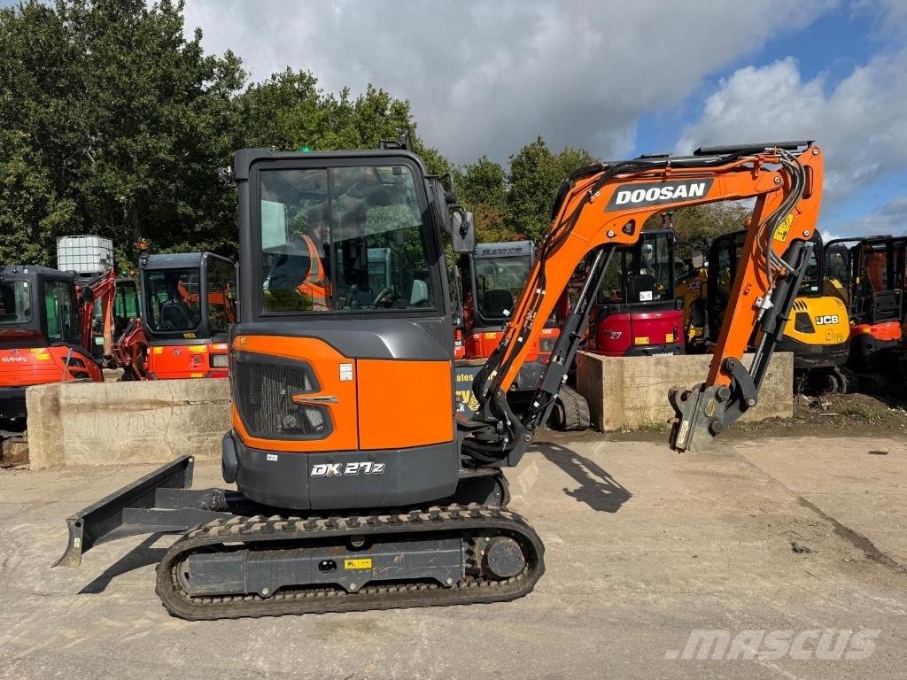 Doosan DX27Z-7 Mini ekskavatörler, 7 tona dek
