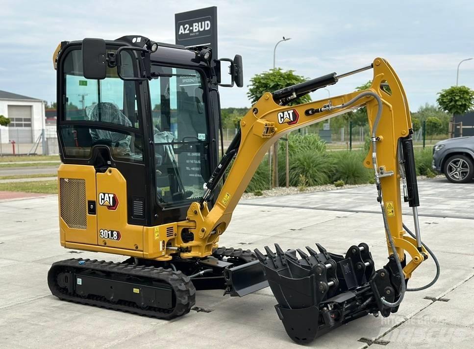 CAT 301.8 Mini ekskavatörler, 7 tona dek