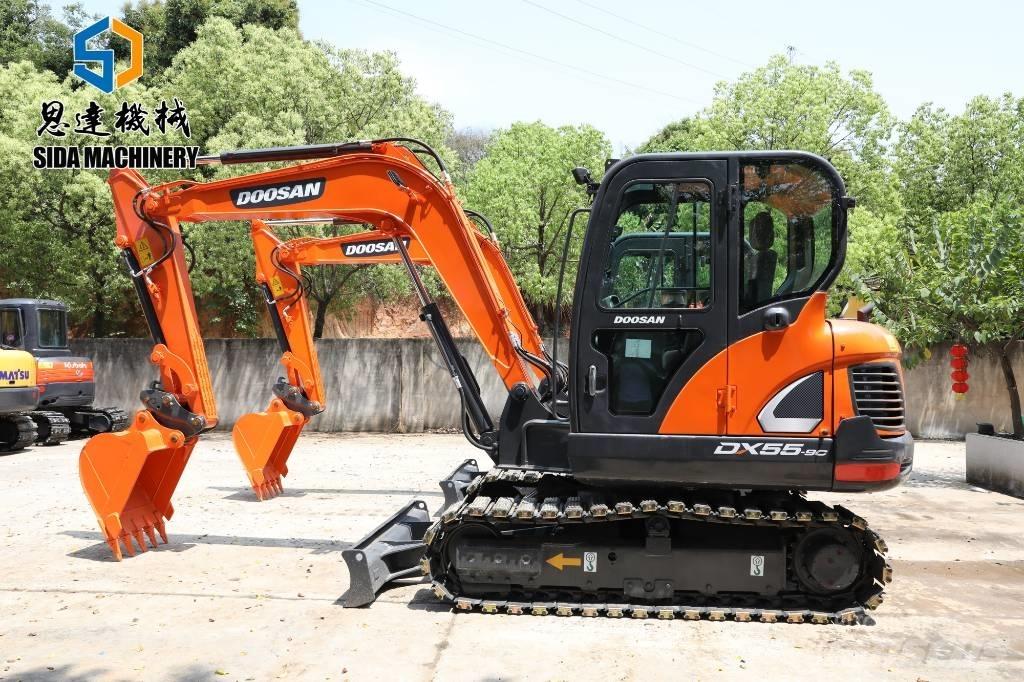 Doosan DX 55-9 C Mini ekskavatörler, 7 tona dek