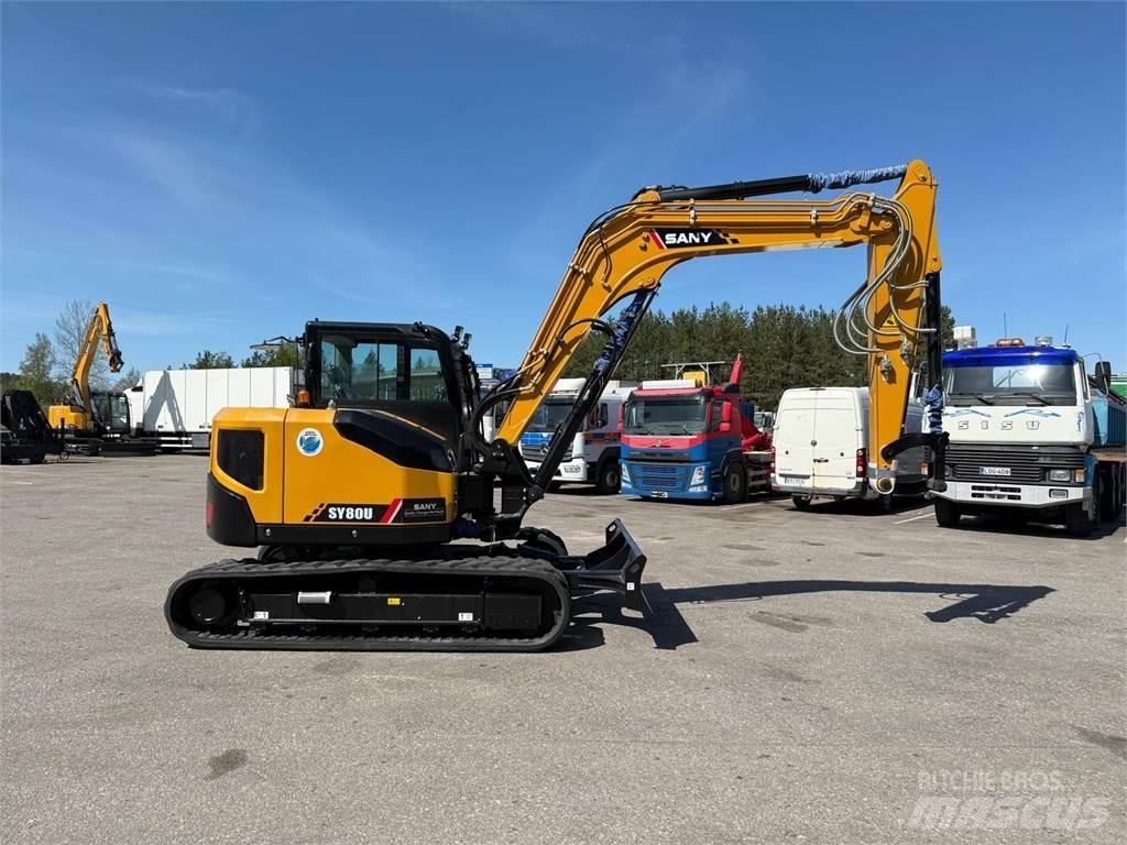 Sany SY80U Midi ekskavatörler 7 - 12 t