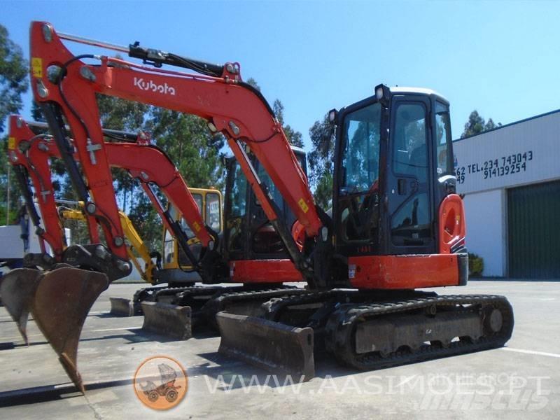 Kubota U 48-4 Mini ekskavatörler, 7 tona dek