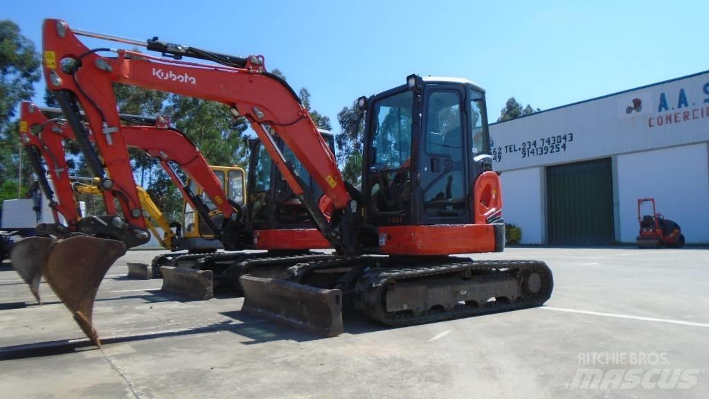Kubota U 48-4 Mini ekskavatörler, 7 tona dek