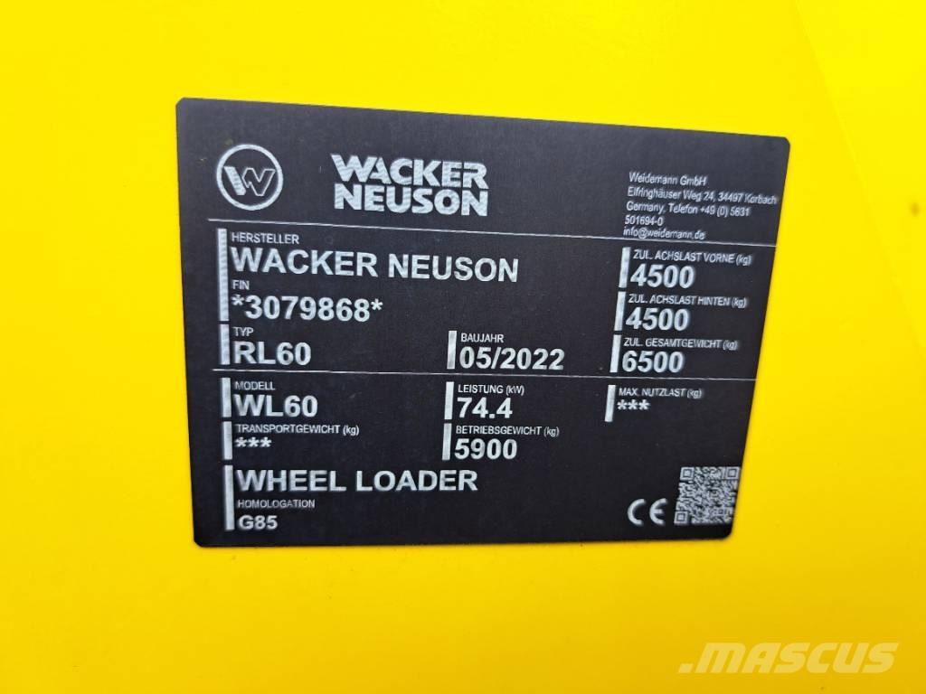 Wacker Neuson WL60 Tekerlekli yükleyiciler