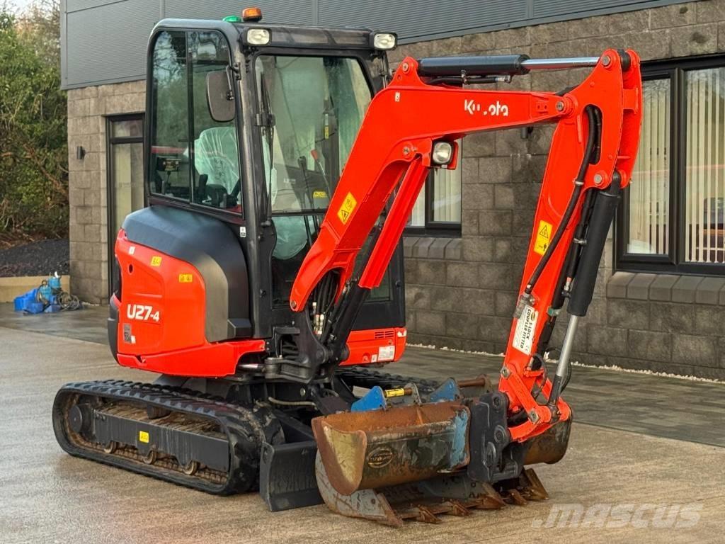 Kubota U 27-4 Mini ekskavatörler, 7 tona dek
