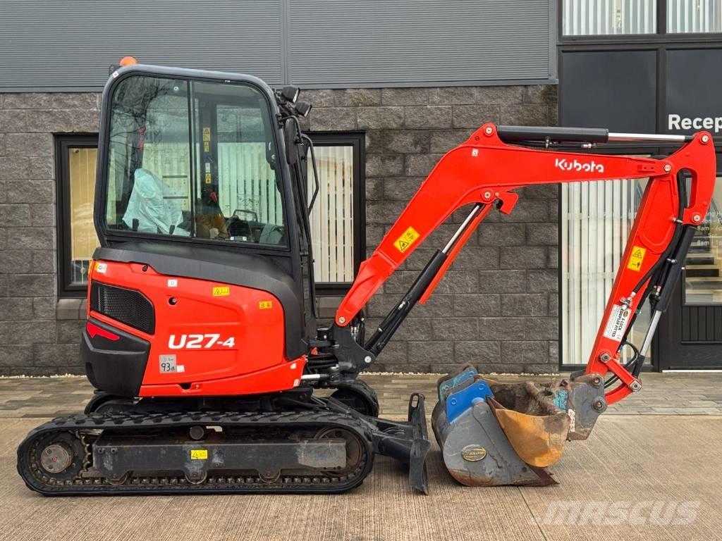 Kubota U 27-4 Mini ekskavatörler, 7 tona dek