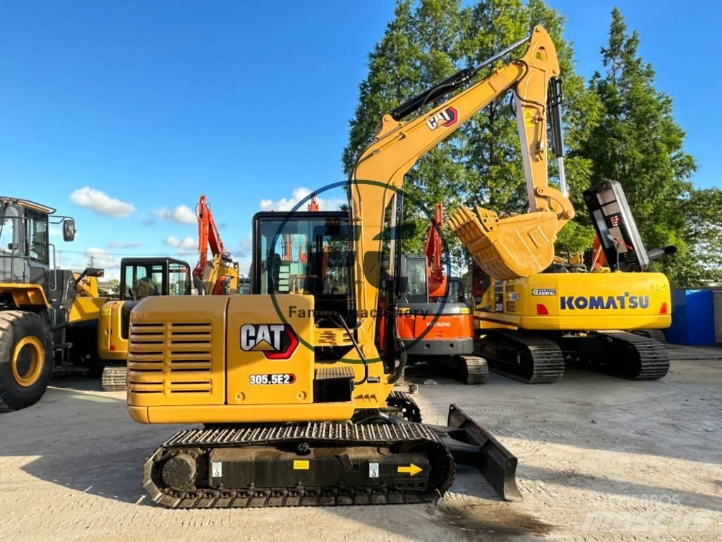 CAT 305.5E2 Mini ekskavatörler, 7 tona dek