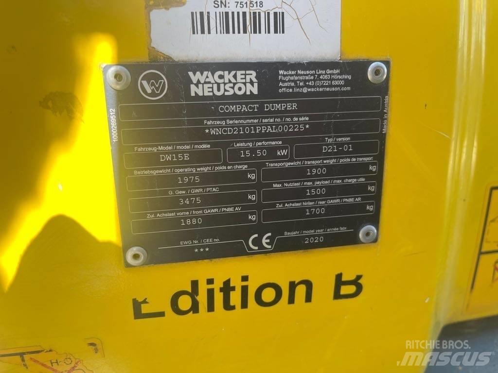 Wacker Neuson DW15e Belden kirma kamyonlar