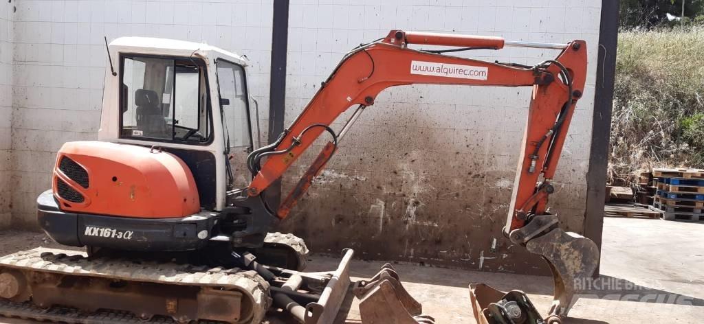 Kubota KX 161-3 Mini ekskavatörler, 7 tona dek